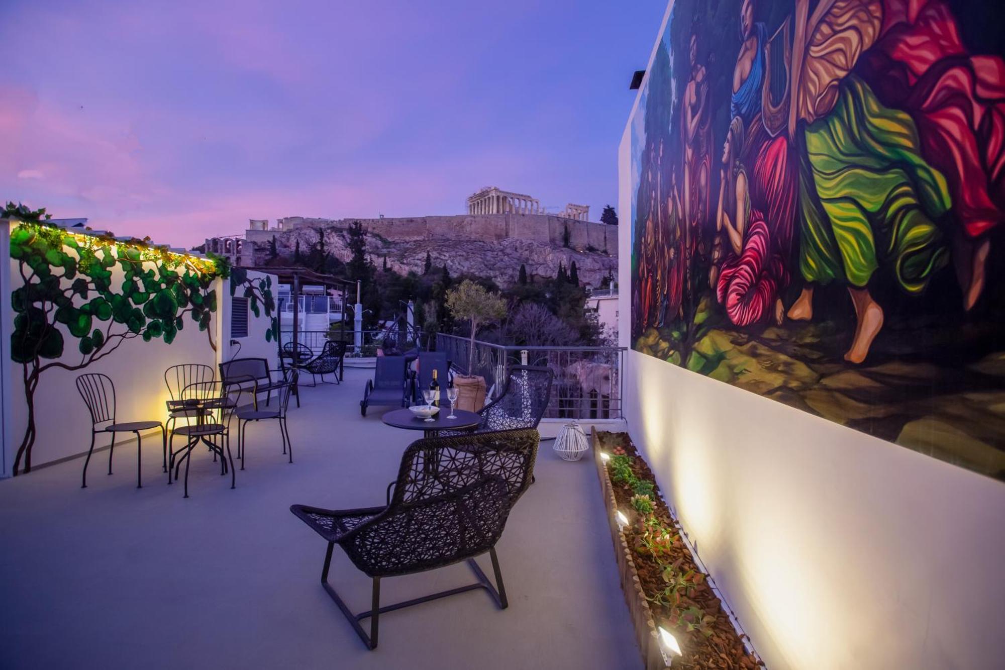 Ourania By Heloni Apartments Athena Bagian luar foto
