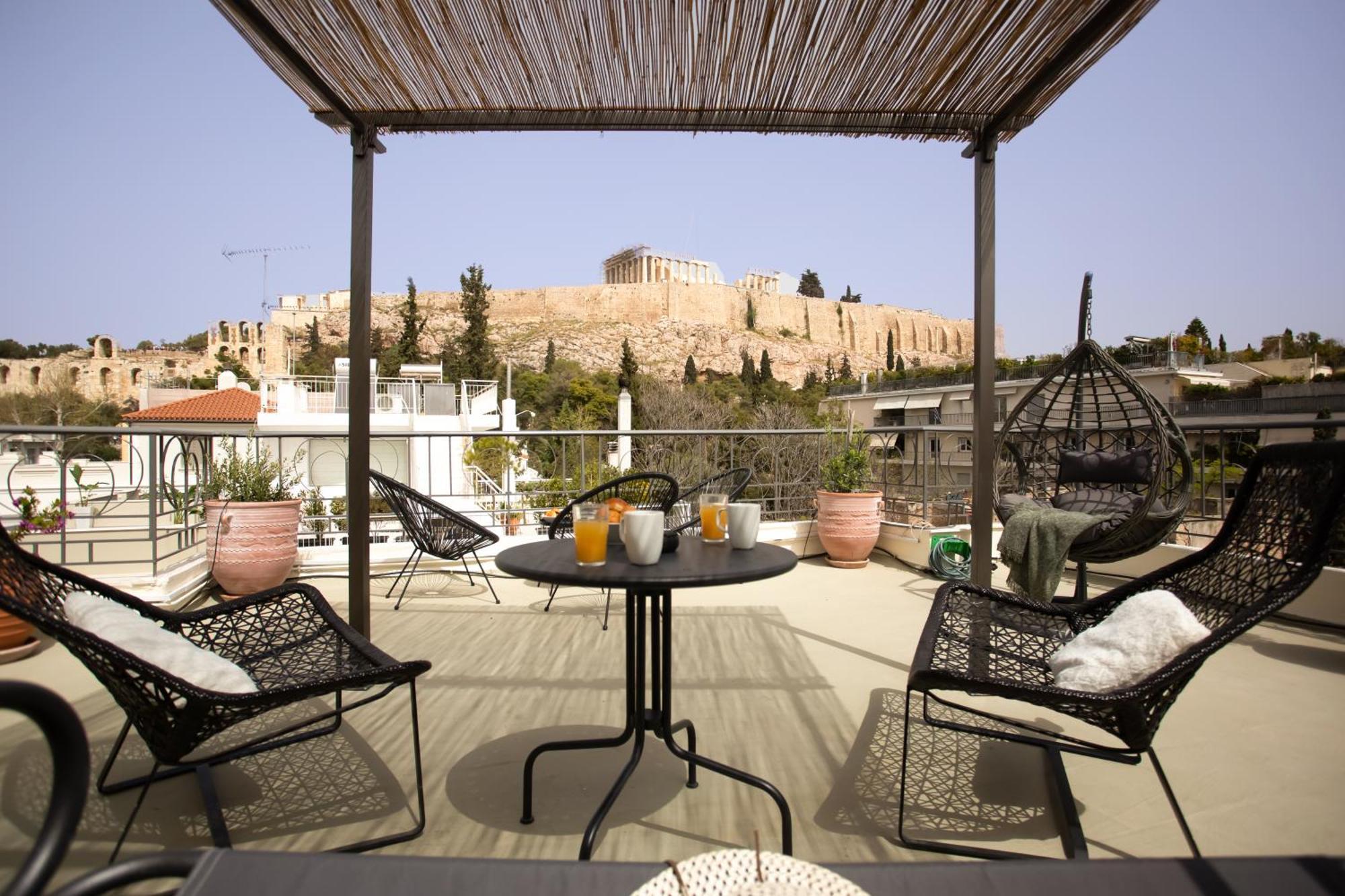 Ourania By Heloni Apartments Athena Bagian luar foto