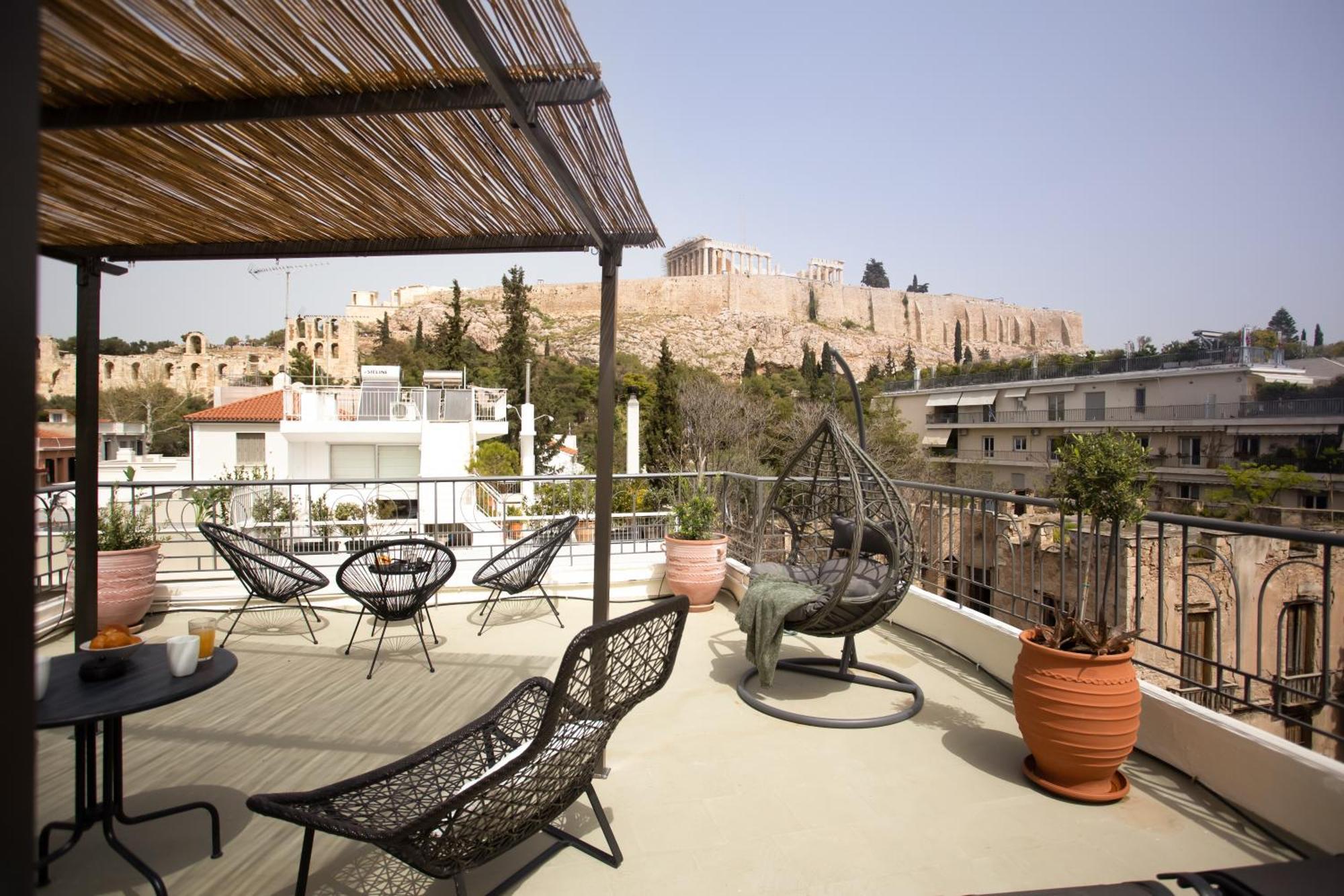 Ourania By Heloni Apartments Athena Bagian luar foto